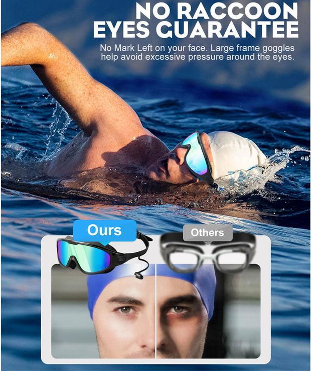 Men’s & Women’s Youth Leakproof Swimming Goggles – Wide Vision, Anti-Fog & Comfortable Fit