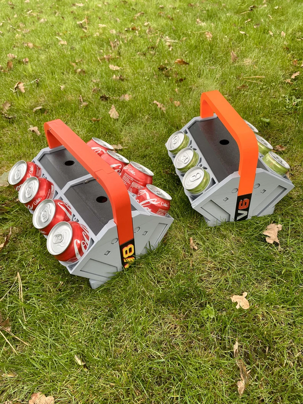 Turbo-Charged 4-Can Cooler – Engine Style, Ice-Cold Vibes