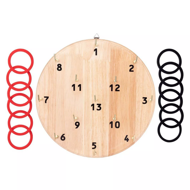 Ultimate Hook & Ring Toss Game – Indoor & Outdoor Family Fun for Kids & Adults | Fast-Paced Wall Toss Challenge for Home, Backyard, Parties & Camping