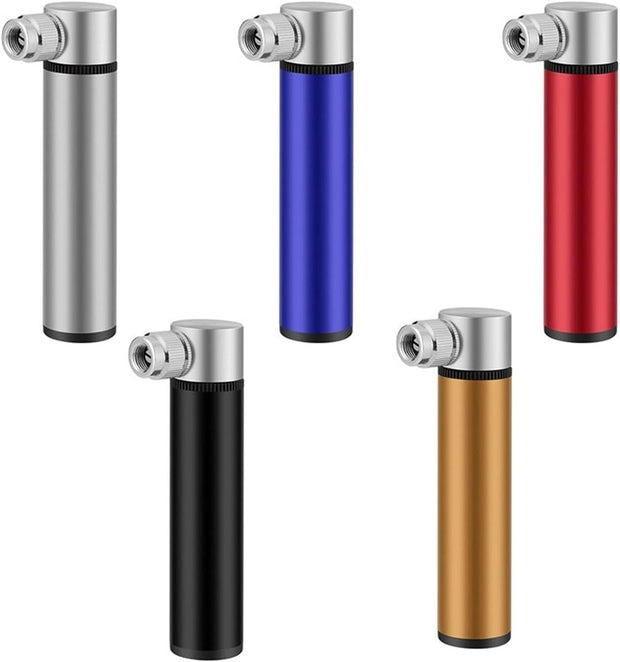 120PSI High-Pressure Hand Bike Pump – Portable Air Inflator with Valve Hose & Ball Needle Kit