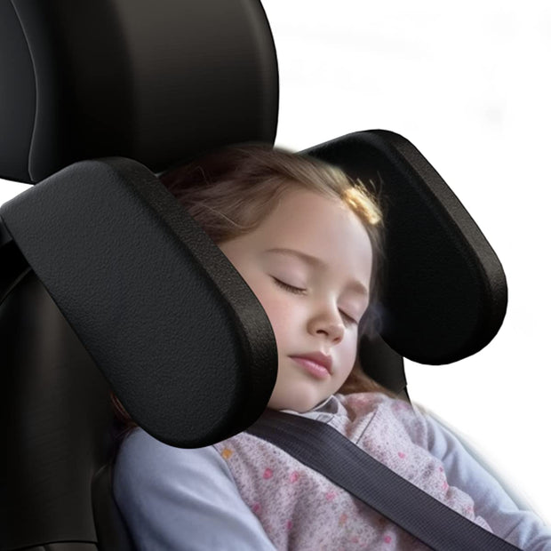 🚗 Car Headrest Pillow – 360° Adjustable Neck Support for Car Seats