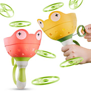 Sky-High Froggy Fun – Launch 32 Flying Discs & Catch Like Crazy!