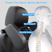 🚗 Car Headrest Pillow – 360° Adjustable Neck Support for Car Seats