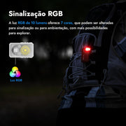 Tiny But Savage – 400LM RGB Flashlight with Magnetic Grip & Rotating Head Light like a beast. Carry like a feather.