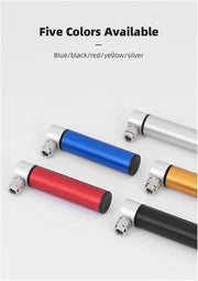 120PSI High-Pressure Hand Bike Pump – Portable Air Inflator with Valve Hose & Ball Needle Kit