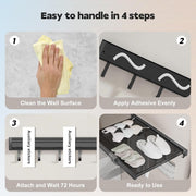 Next-Gen Electric Motorized Folding Rack – Ultra-Durable IPX7 Waterproof Wall-Mounted Space Saver with 8 Adjustable Hooks & Effortless Tool-Free Setup