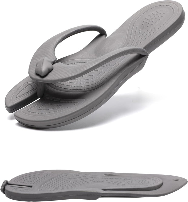 🥿 Portable Travel Slides – Foldable | Lightweight | Waterproof | Travel-Ready Comfort