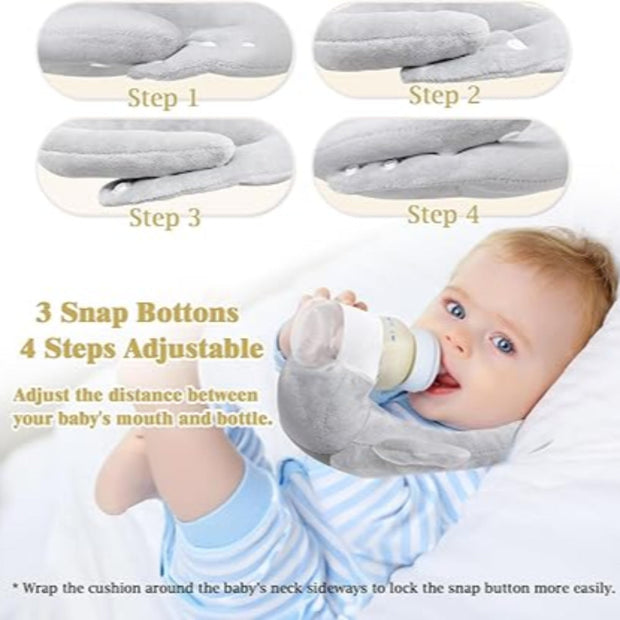 Hands-Free Baby Feeding Pillow – Easy & Comfortable Self-Feeding Support