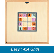 🎲 3-in-1 Wooden Sudoku Puzzle Game – Colorful Tiles, 320 Challenges & Drawer Storage for Kids & Families 🌈🧠
