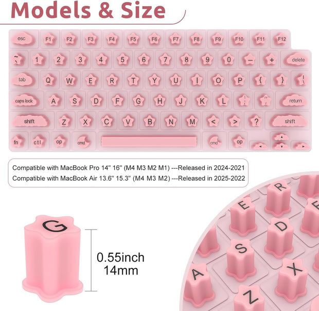 Nail-Friendly Keyboard Cover – Type with Style and Comfort, Even with Long Nails!