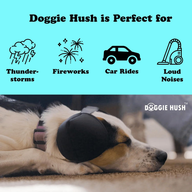 🐶 Calm Your Pup in Style – Noise-Reducing Dog Ear Muffs for Fireworks, Thunder & More!🎧