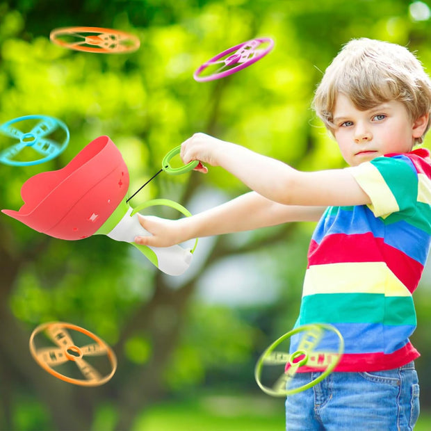 Sky-High Froggy Fun – Launch 32 Flying Discs & Catch Like Crazy!