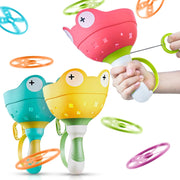 Sky-High Froggy Fun – Launch 32 Flying Discs & Catch Like Crazy!