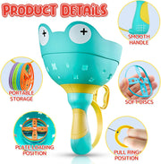 Sky-High Froggy Fun – Launch 32 Flying Discs & Catch Like Crazy!