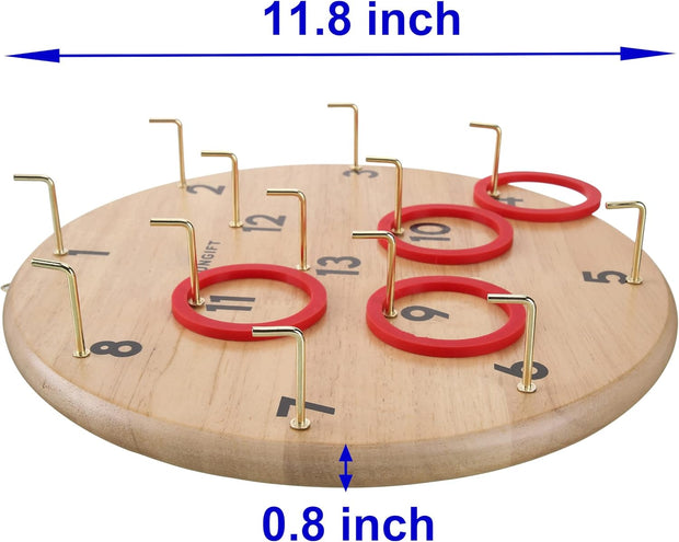 Ultimate Hook & Ring Toss Game – Indoor & Outdoor Family Fun for Kids & Adults | Fast-Paced Wall Toss Challenge for Home, Backyard, Parties & Camping
