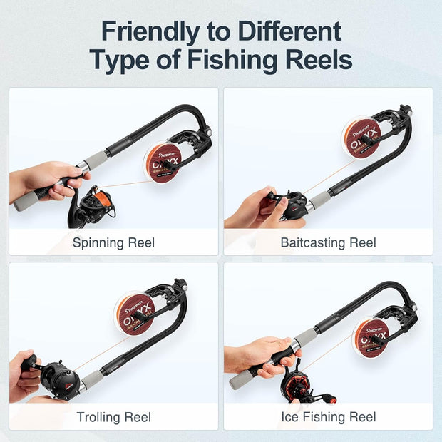 Ultimate Fishing Line Winder & Spooler Machine 🎣 – Automatic Spooling Station for Spinning Reels, Baitcasting & Trolling | Tangle-Free, Quick & Even Line Setup