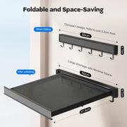 Next-Gen Electric Motorized Folding Rack – Ultra-Durable IPX7 Waterproof Wall-Mounted Space Saver with 8 Adjustable Hooks & Effortless Tool-Free Setup