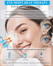 Heated Nano Eye Mist Sprayer – Portable Eye Mister with Warm Compress Moist Heat