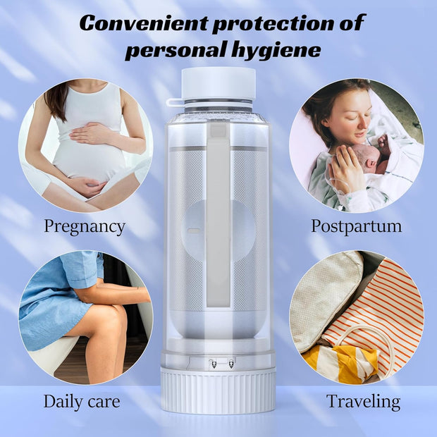 Portable Bidet for Travel – Rechargeable Handheld Sprayer Waterproof, High Pressure for Personal Hygiene