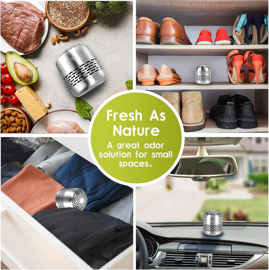 10-Year Fridge Deodorizer – Destroys Odors, Beats Baking Soda & Charcoal, No Refills Needed