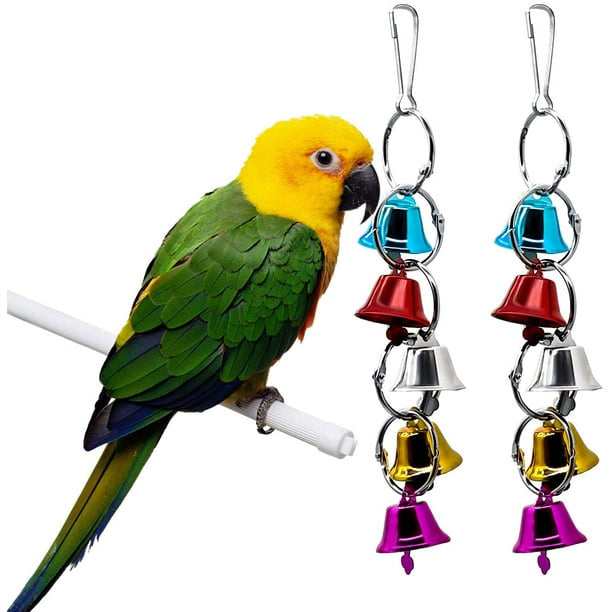 🐦 5-Pack Bird Swing &amp; Chew Toys – Colorful Fun for Active, Happy Birds