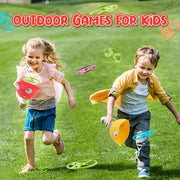 Sky-High Froggy Fun – Launch 32 Flying Discs & Catch Like Crazy!