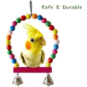 🐦 5-Pack Bird Swing &amp; Chew Toys – Colorful Fun for Active, Happy Birds