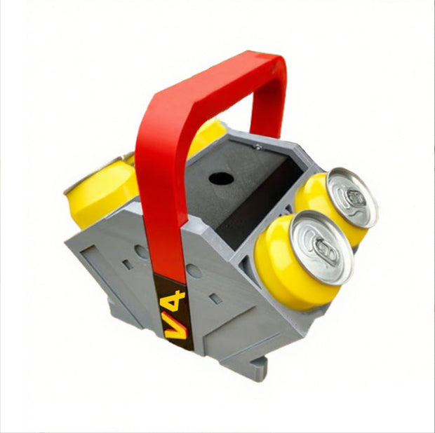Turbo-Charged 4-Can Cooler – Engine Style, Ice-Cold Vibes