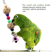 🐦 5-Pack Bird Swing &amp; Chew Toys – Colorful Fun for Active, Happy Birds